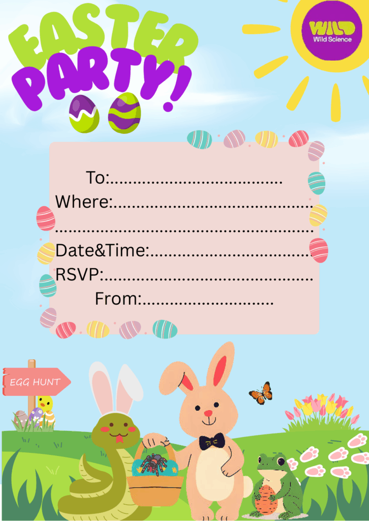 Easter Animal Party Invite