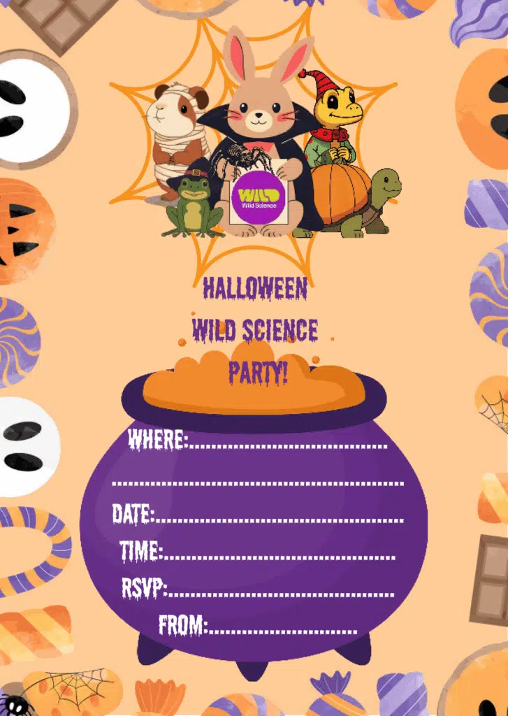 Halloween Animal Party Invite