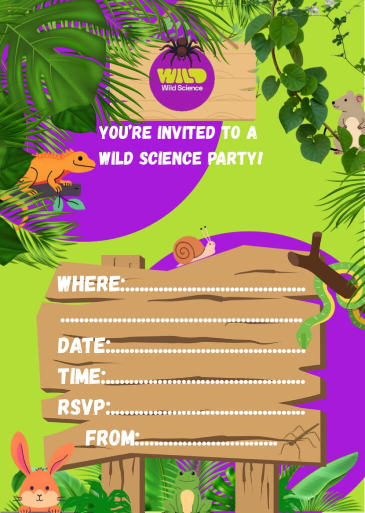Animal Party Invite