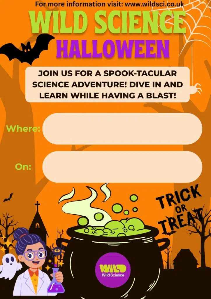 Halloween Science Event Poster