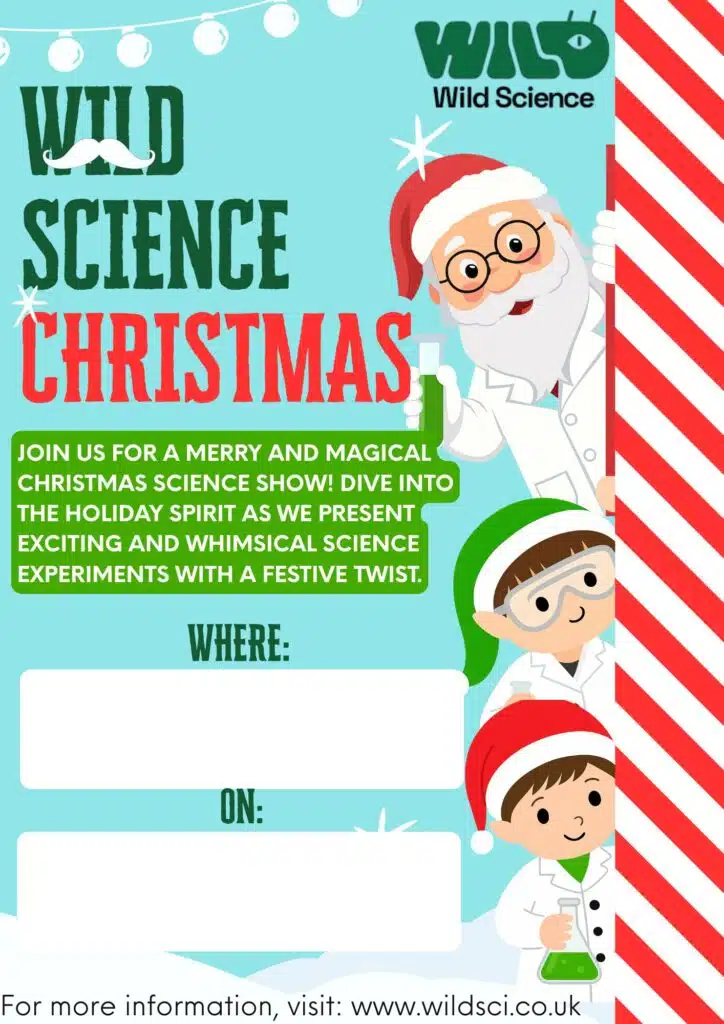 Christmas Science Event Poster