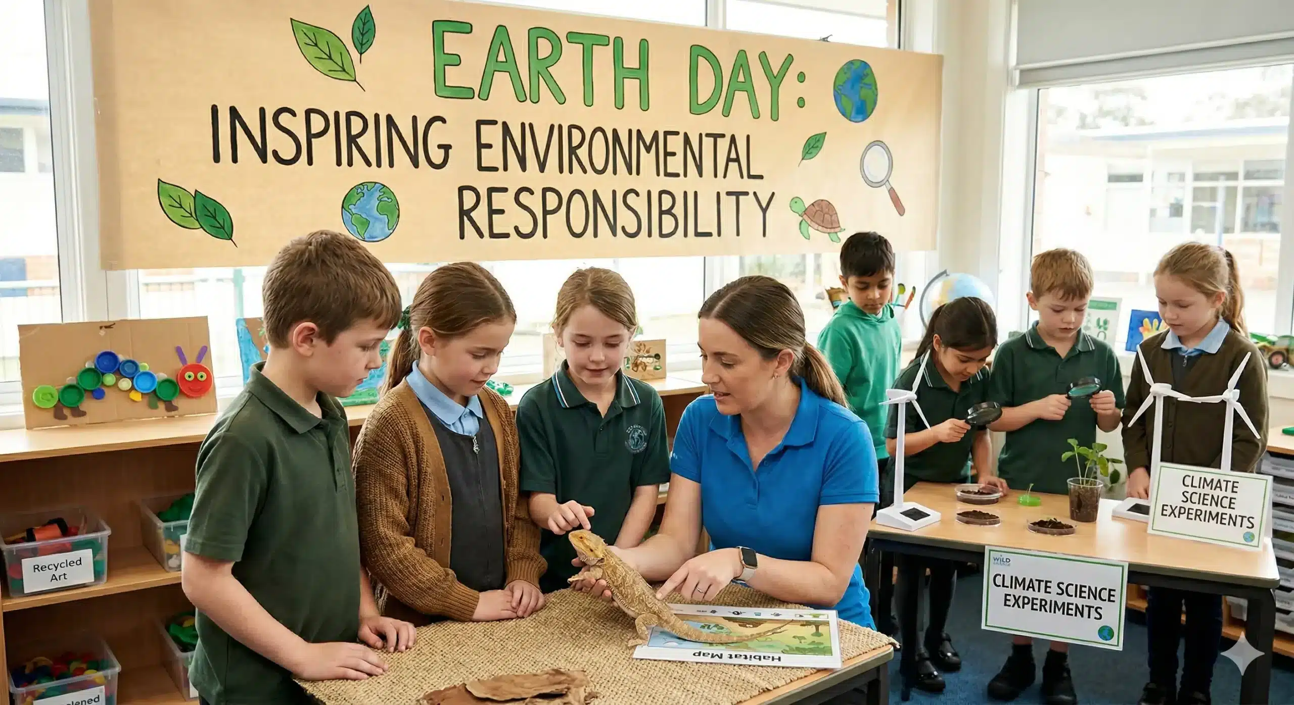 Earth Day in Schools: Inspiring Environmental Responsibility Through Animal and Science Workshops