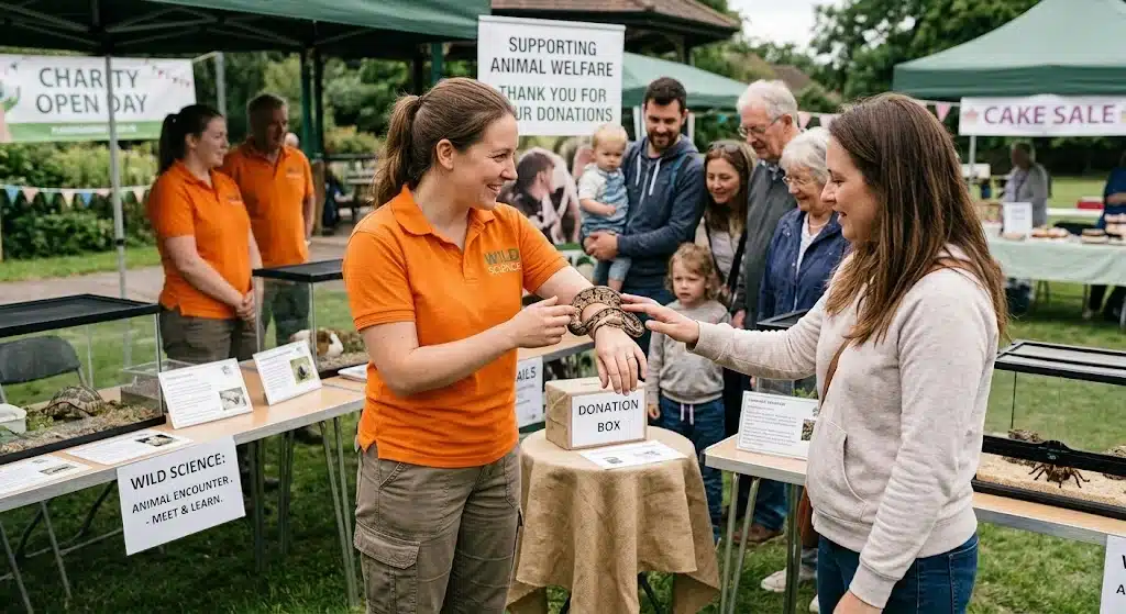 Animal Charity Fundraising Ideas: How Animal Encounters Boost Donations